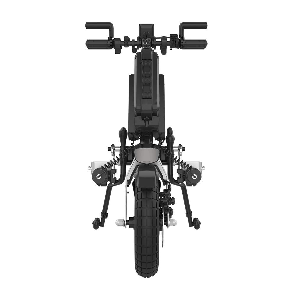 REHASENSE PAWS CITY 14" "Quad/Tetra" Wheelchair Power Assist, Quad Handles & Automatic Clamps/Lift,