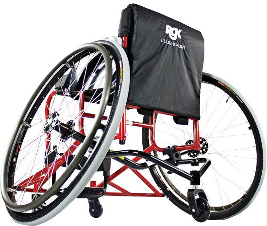 RGK Club Sport Wheelchair - Rear angle