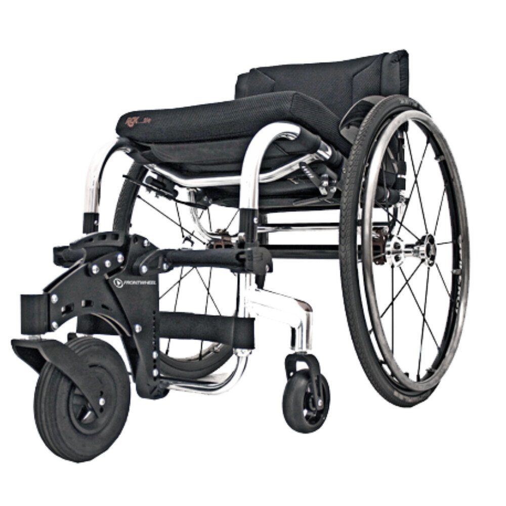 RGK FrontWheel - Black- on chair