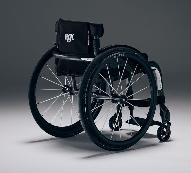 RGK VEYPR Carbon Fiber Wheelchair - rear view