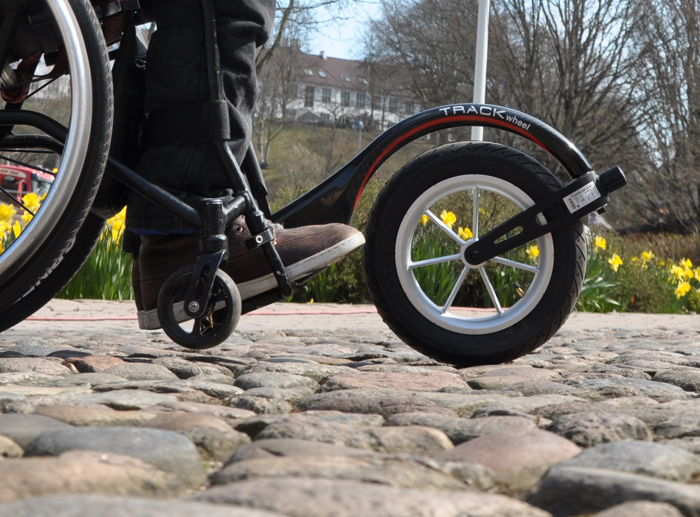 Rehasense "Track Wheel" Carbon Fiber Wheelchair Attachment
