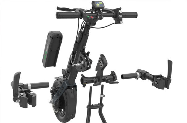 REHASENSE ECO ASSIST 12" Wheelchair Power Assist, Manual Clamp & Lift