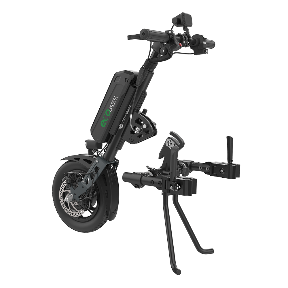 REHASENSE ECO ASSIST 12" Wheelchair Power Assist, Manual Clamp & Lift