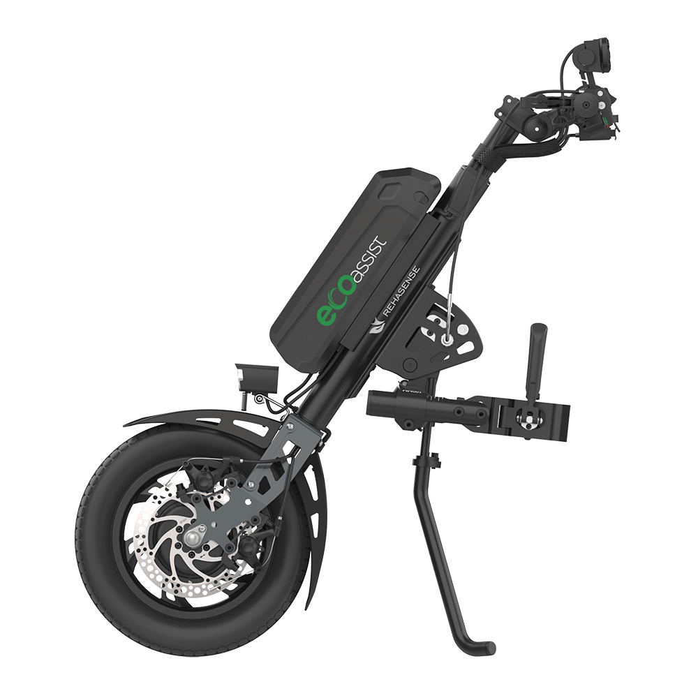 REHASENSE ECO ASSIST 12" Wheelchair Power Assist, Manual Clamp & Lift