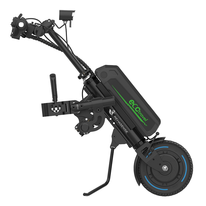 REHASENSE ECO TRAVEL BX 8" Wheelchair Power Assist, Black