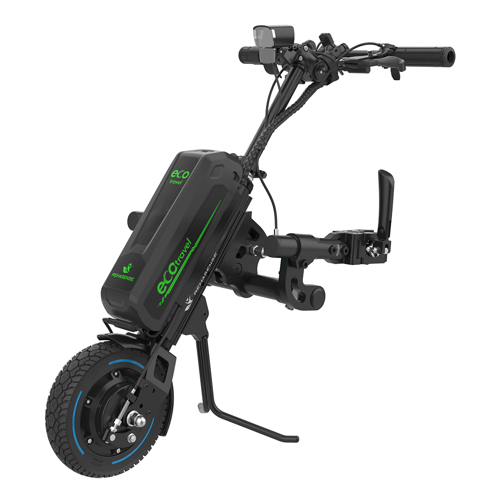 REHASENSE ECO TRAVEL BX 8" Wheelchair Power Assist, Black