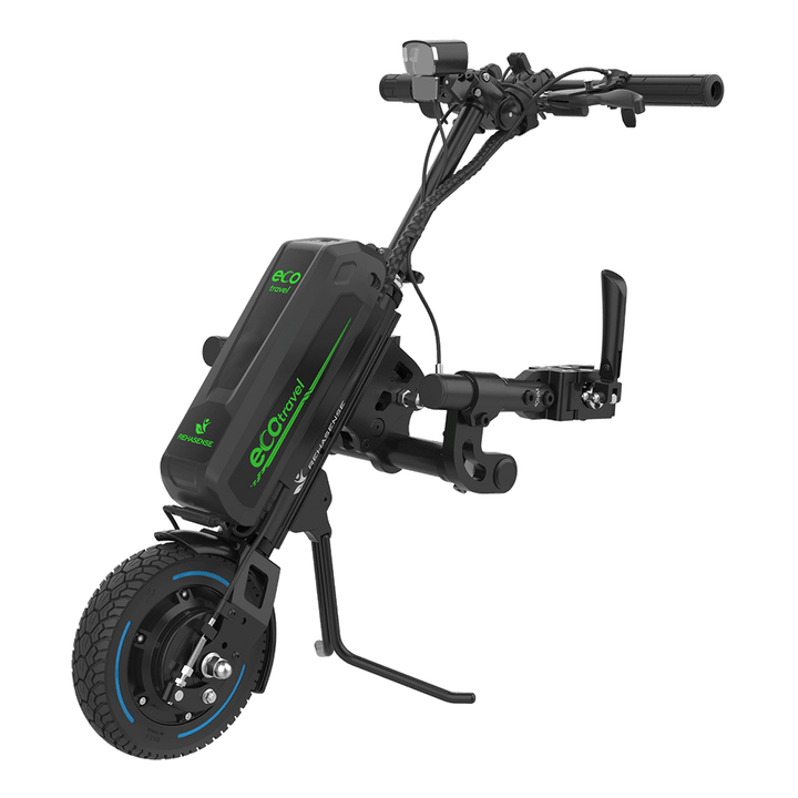 REHASENSE ECO TRAVEL BX 8" Wheelchair Power Assist, Black