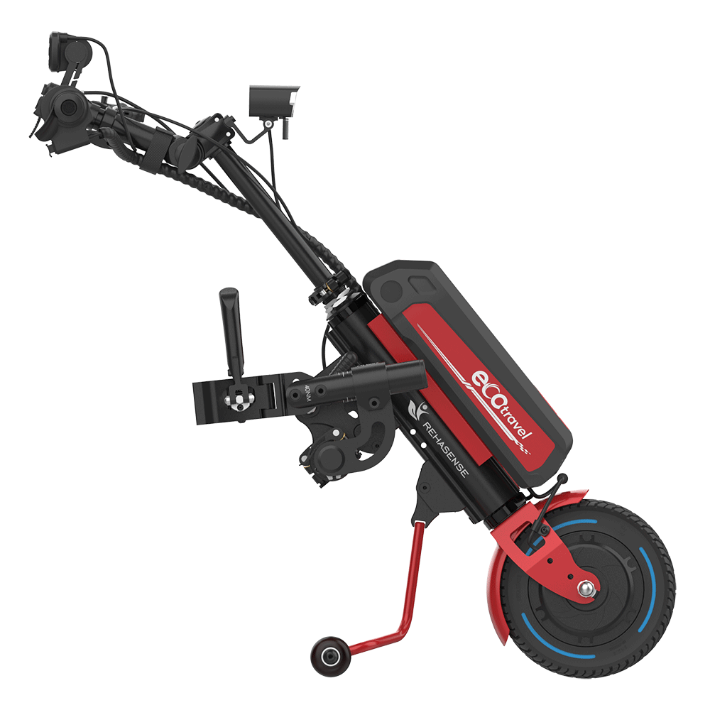 REHASENSE ECO TRAVEL LX 8" Wheelchair Power Assist w/ FREE Travel Case, Choose Color