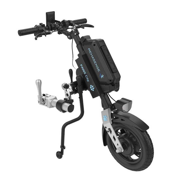 REHASENSE PAWS CITY 12" Wheelchair Power Assist, Manual Clamp & Lift