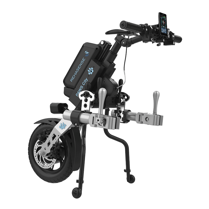 REHASENSE PAWS CITY 12" Wheelchair Power Assist, Manual Clamp & Lift