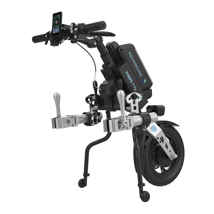 REHASENSE PAWS CITY 12" Wheelchair Power Assist, Manual Clamp & Lift