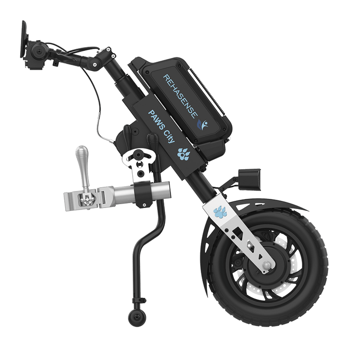REHASENSE PAWS CITY 12" Wheelchair Power Assist, Manual Clamp & Lift