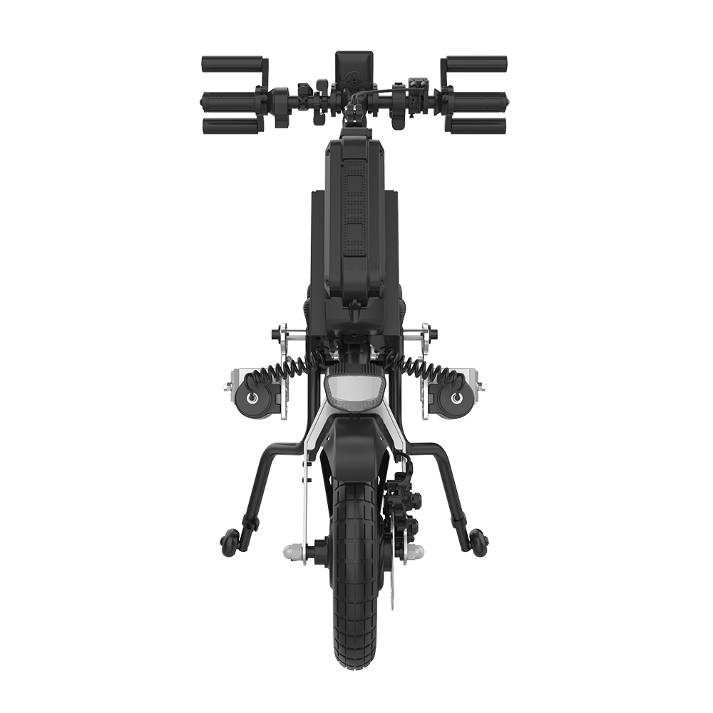 REHASENSE PAWS CITY 12" "Quad/Tetra" Wheelchair Power Assist, Quad/Tetra Handles & Automatic Clamps/Lift