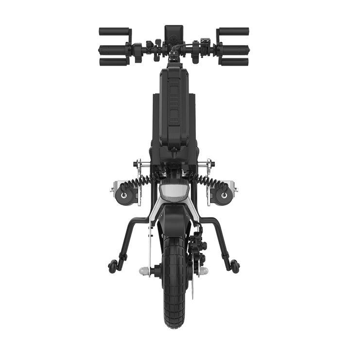 REHASENSE PAWS CITY 12" "Quad/Tetra" Wheelchair Power Assist, Quad/Tetra Handles & Automatic Clamps/Lift
