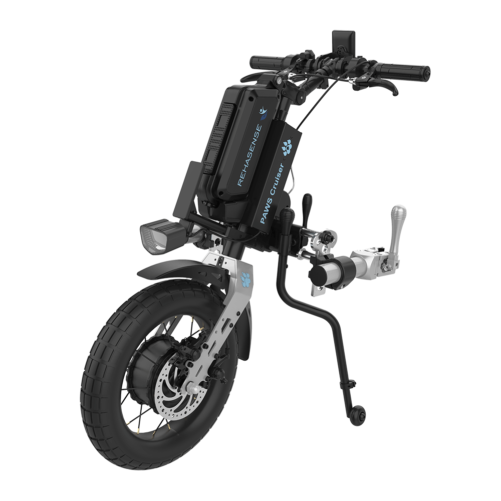 REHASENSE PAWS CRUISER 16" Wheelchair Power Assist, Manual Clamp & Lift