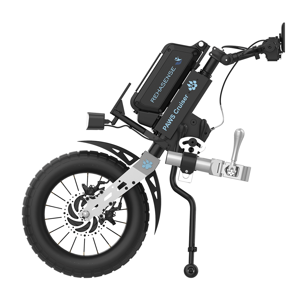 REHASENSE PAWS CRUISER 16" Wheelchair Power Assist, Manual Clamp & Lift