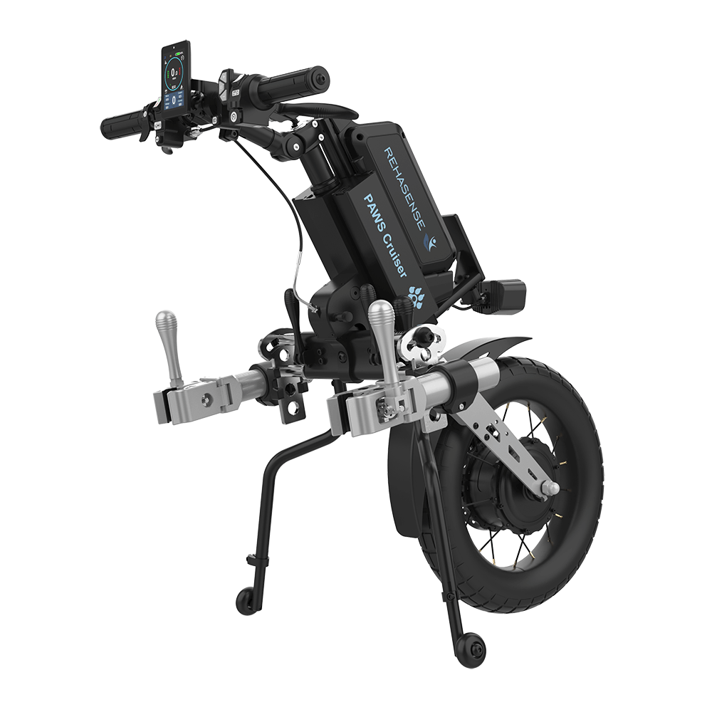 REHASENSE PAWS CRUISER 16" Wheelchair Power Assist, Manual Clamp & Lift