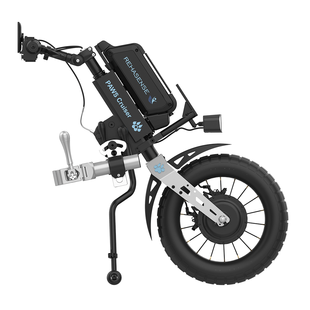 REHASENSE PAWS CRUISER 16" Wheelchair Power Assist, Manual Clamp & Lift