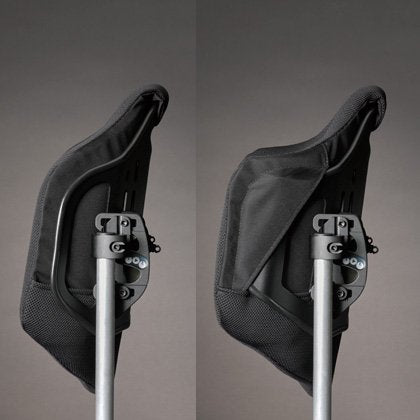 Ride Java Back Support for wheelchairs, regular and deep contour