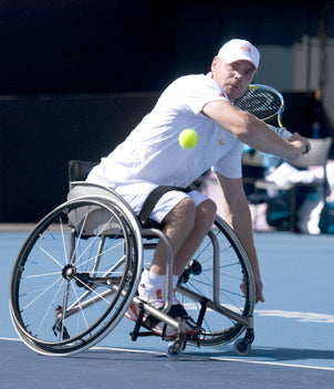 Scheffers in Tennis Wheelchair
