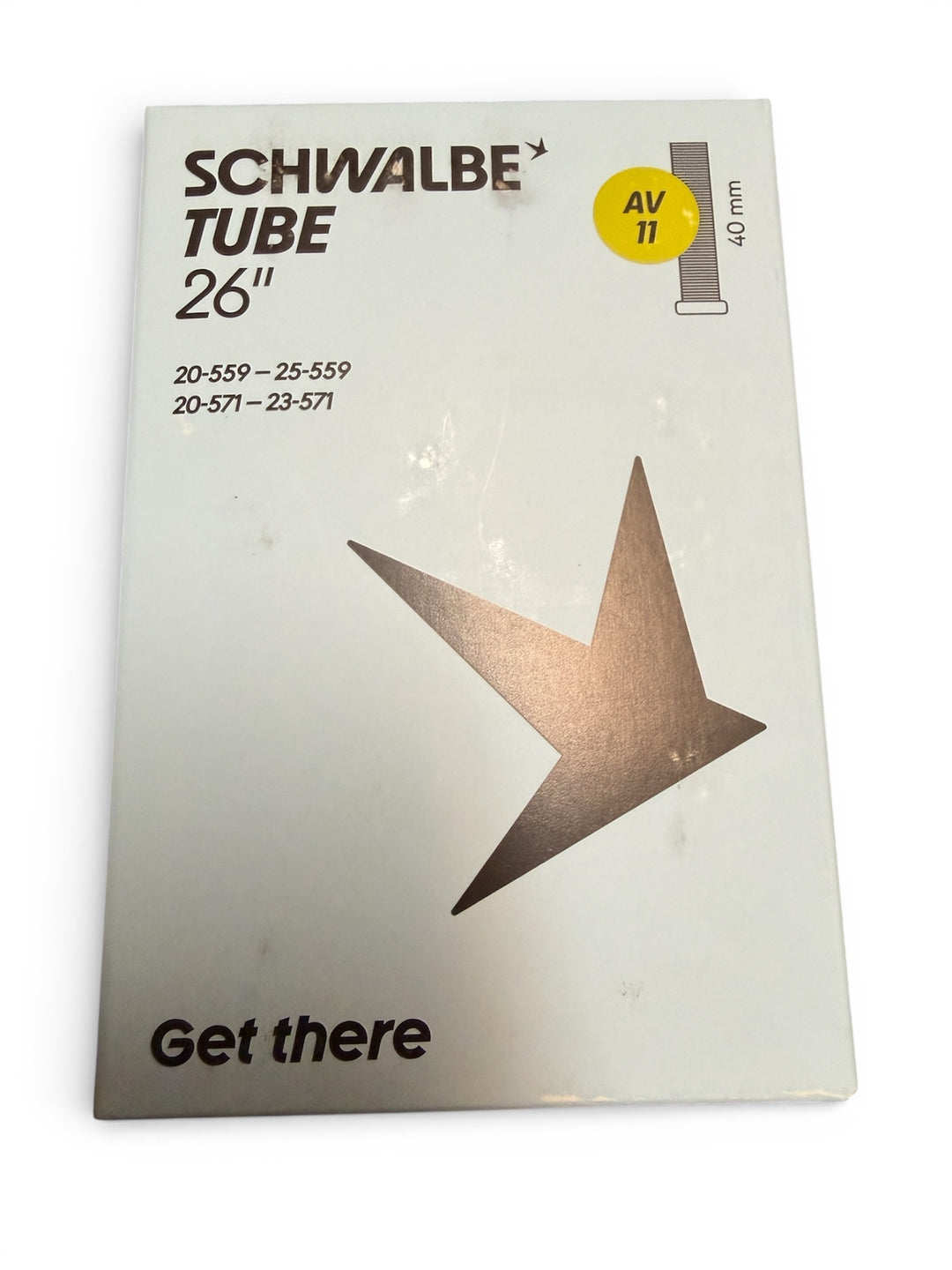 Schwalbe Schrader Valve Wheelchair Tube, Size 25" (559)