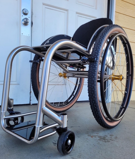 Hands On Concepts "HOC" Titanium Mono-Shock Suspension Wheelchair