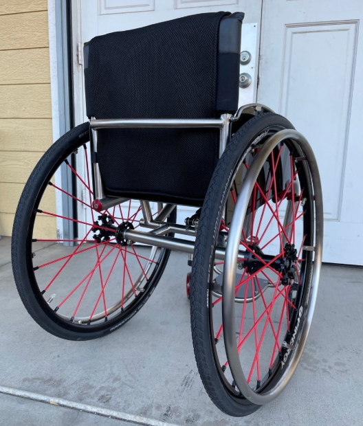 Hands On Concepts "HOC" Titanium Mono-Shock Suspension Wheelchair