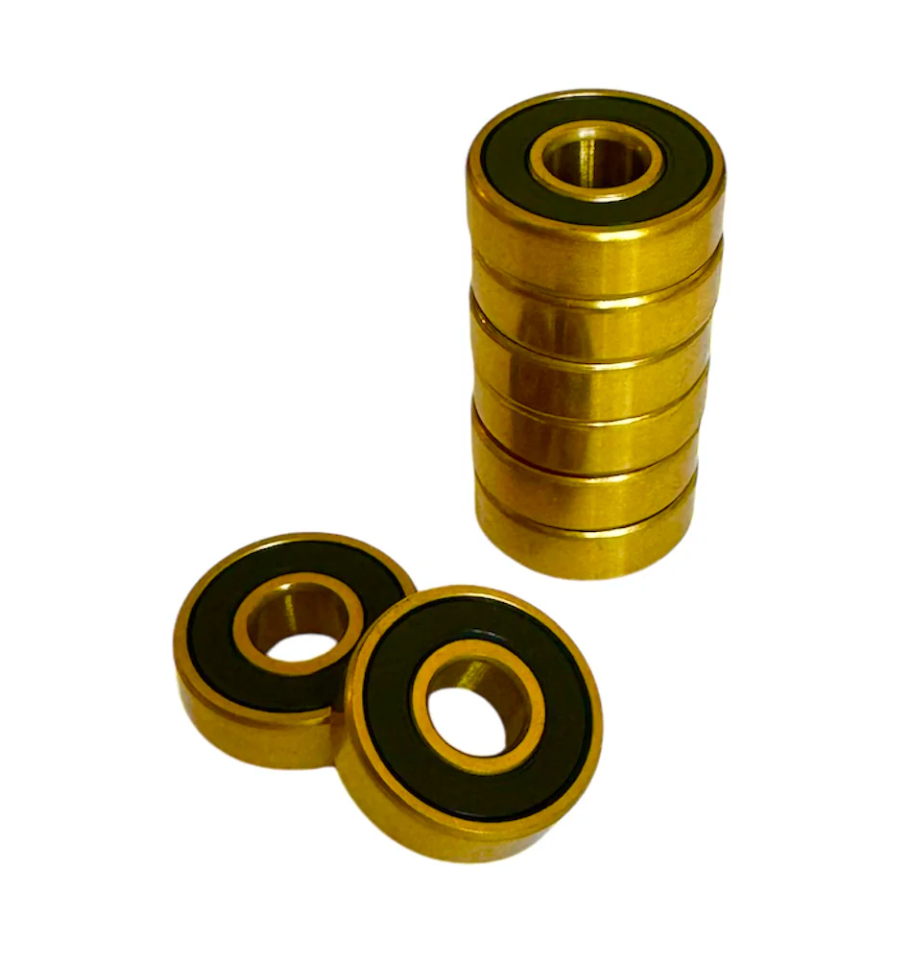 Titanium ceramic front caster wheel bearings designed specifically for everyday daily wheelchairs