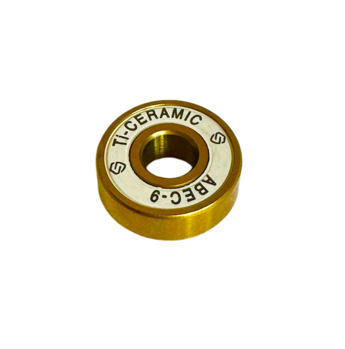Sheen Parasport Wheelchair sports bearings titanium ceramic ABEC-9 - White Gold