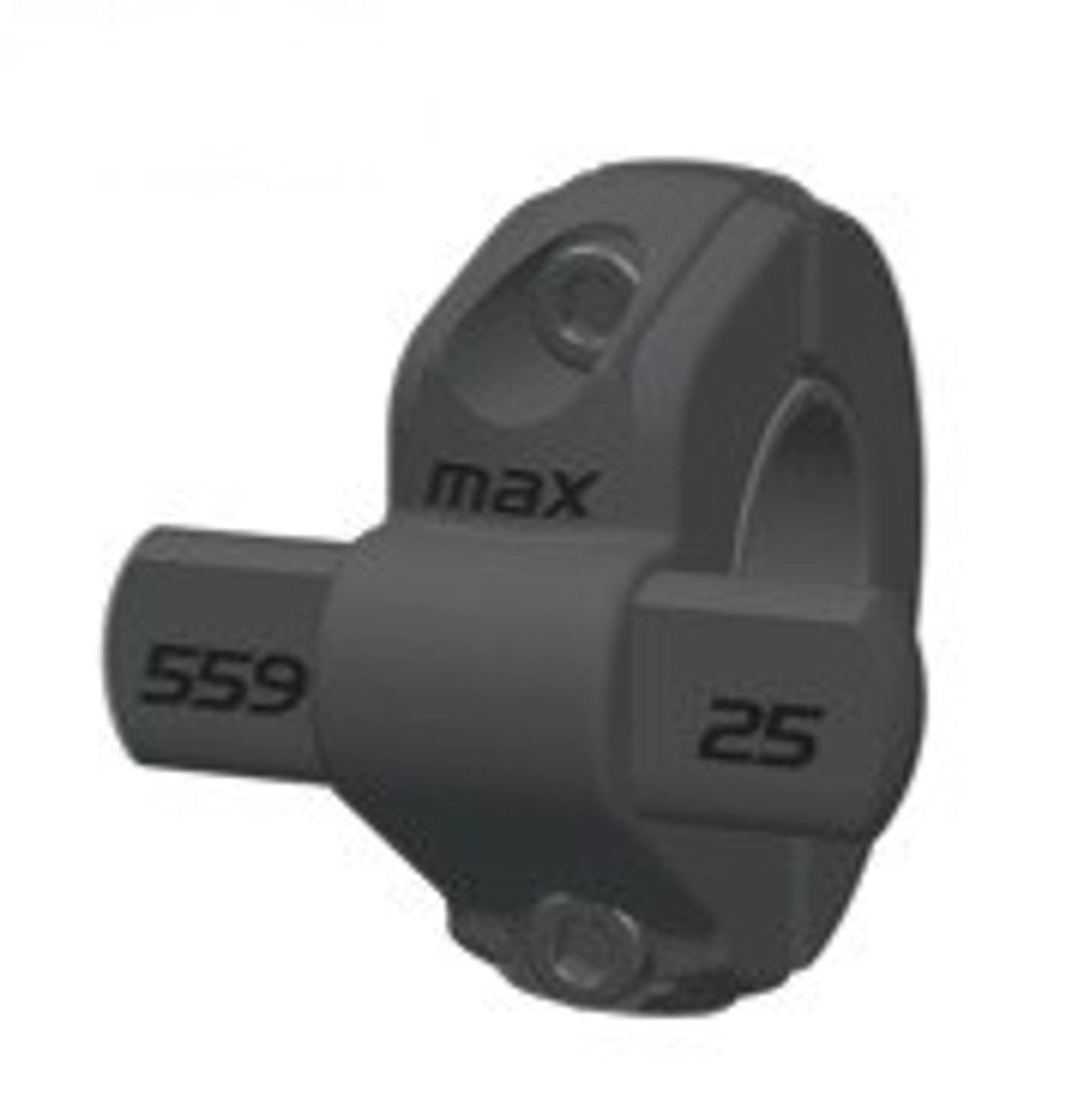 SmartDrive Mounting Hitch and Axle Clamp for Wheelchair