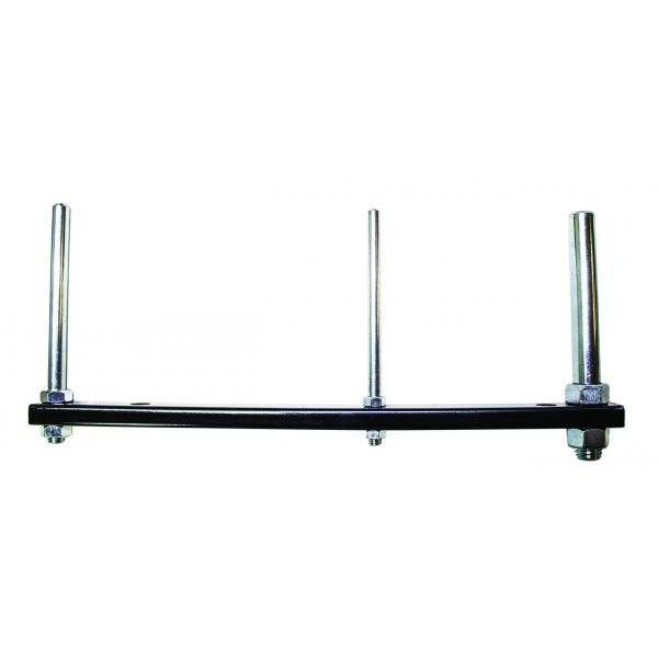 Changing solid wheelchair tire installation tool kit