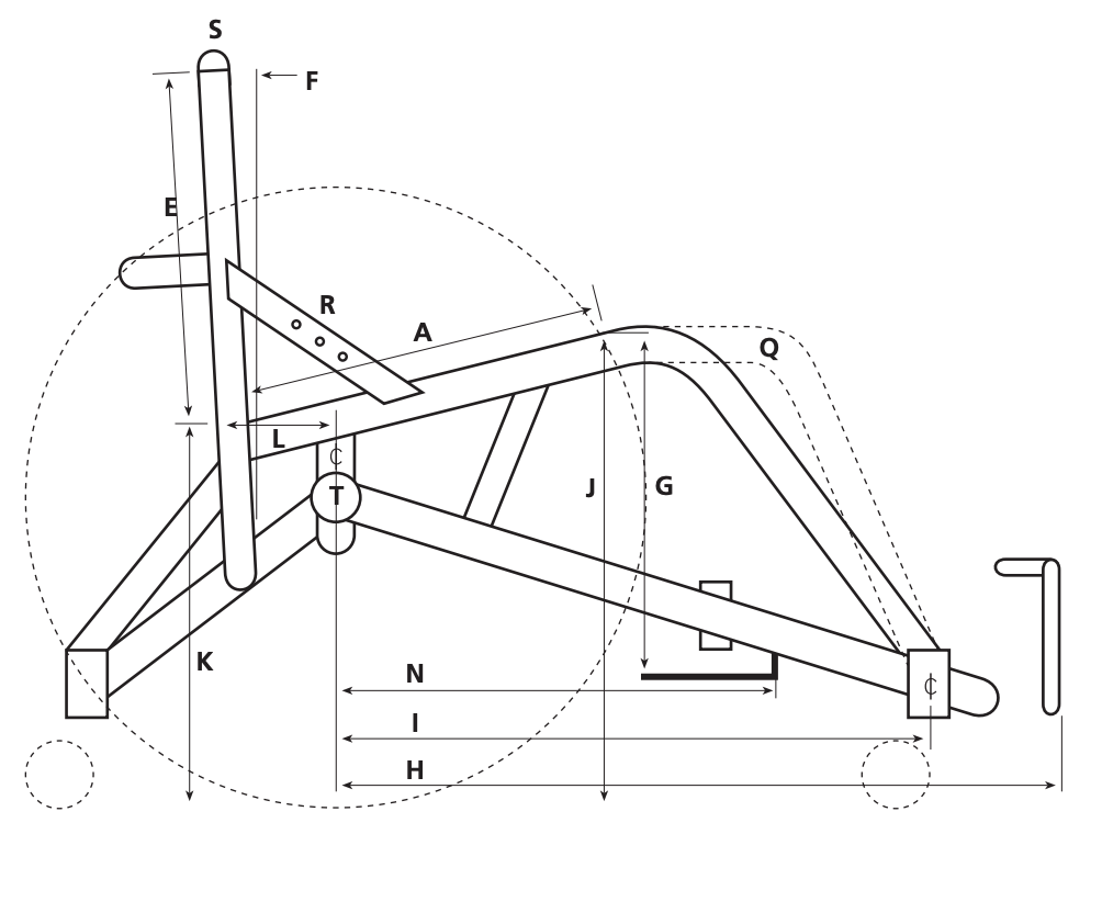 Melrose "Rhino" Defensive Quad-Rugby Wheelchair