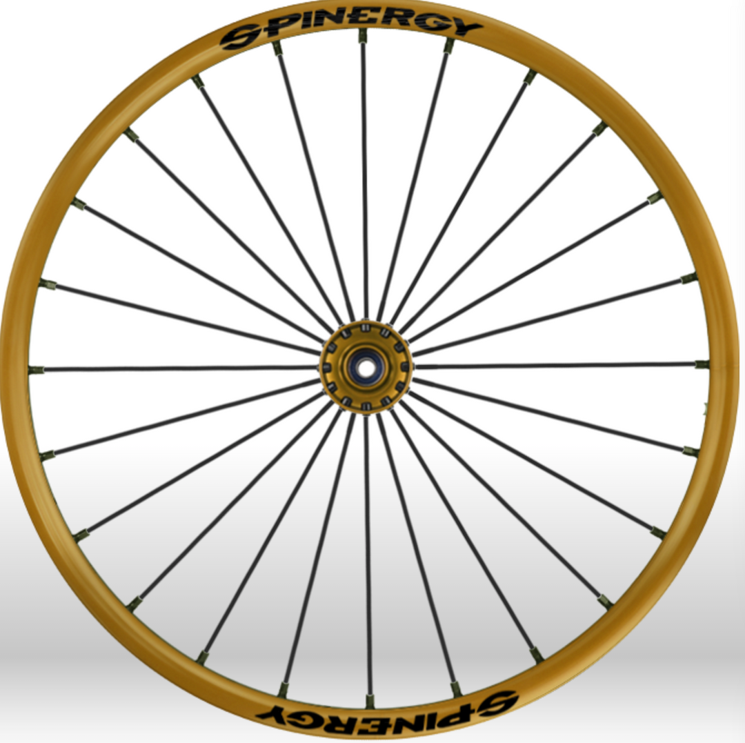 Spinergy Wheelchair Wheels- Gold Hub Rims