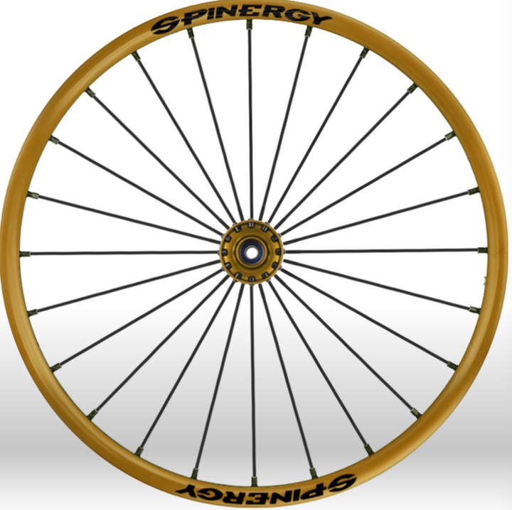 Spinergy Wheelchair Wheels- Gold Hub Rims