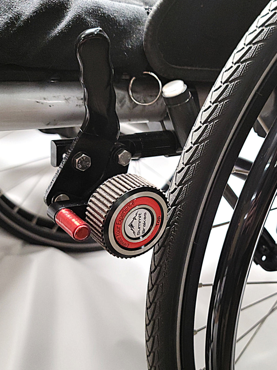 Summit Brakes on Wheelchair