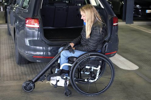 Sunrise Empulse F35 - Wheelchair Battery Assist - Transportation View