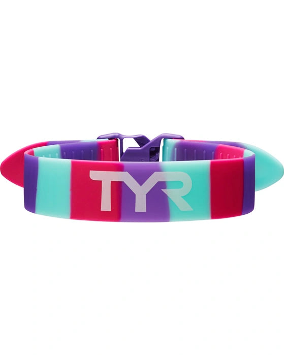 TYR Rally Training Swim Strap - Pink:Purple:Mint