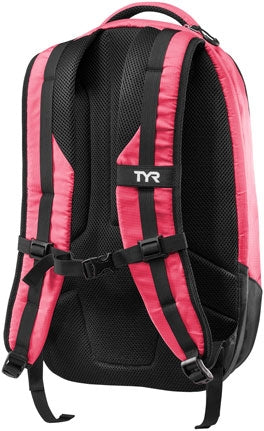 TYR Victory Backpack- Pink, Rearview