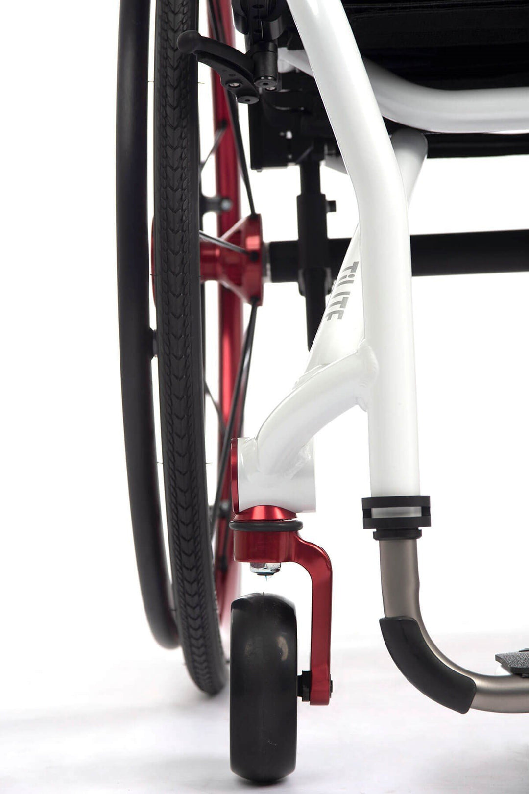 TiLite Aero T Wheelchair - caster fork