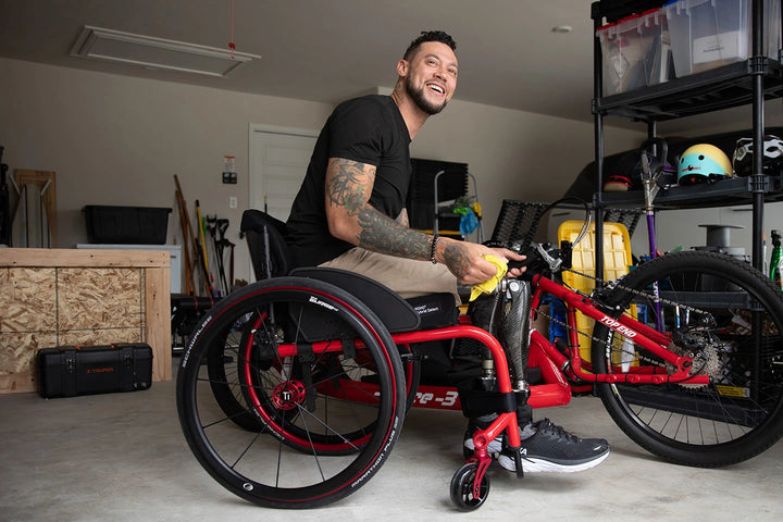TiLite Z Aluminum Wheelchair - User, Red