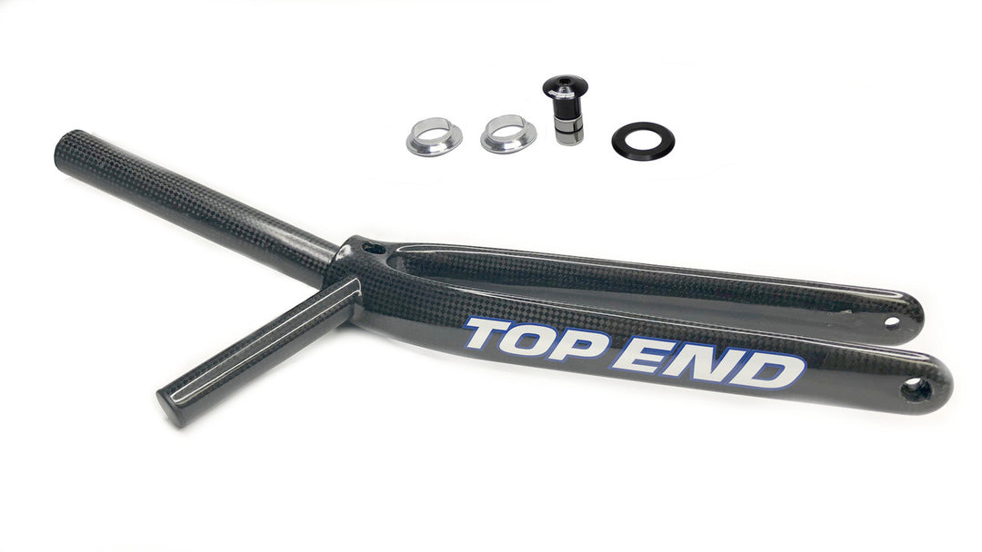 Replacement Top End carbon fiber racing wheelchair fork for racing wheelchair.