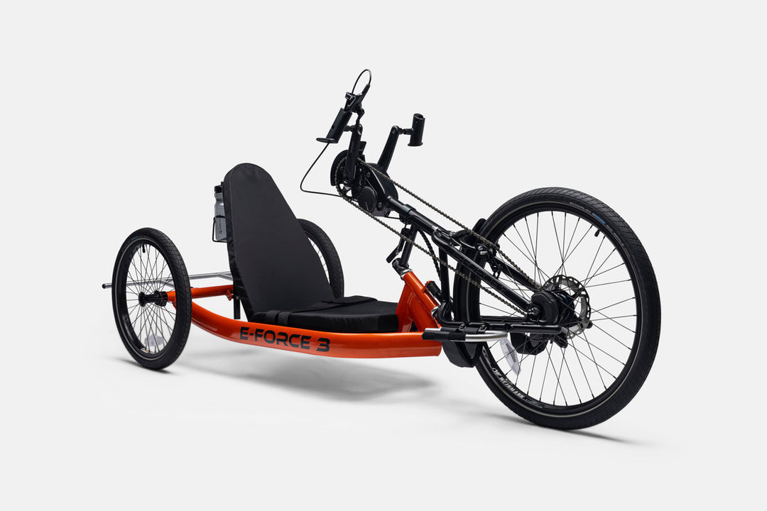 Top End E-FORCE 3 Electric Assist Handcycle - Angle View