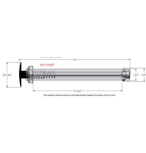 Top End- Sport Length Axle