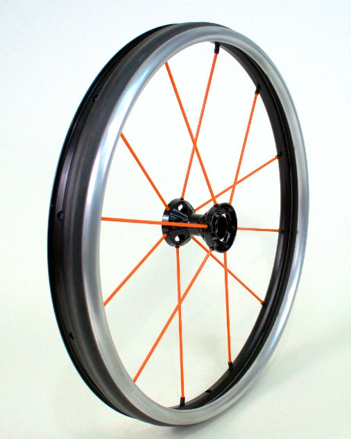 Spinergy FlexRim Wheelchair Wheel - Orange Spokes