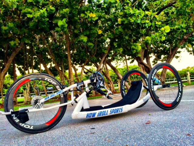 "How iRoll Sports" Vinyl Cutout Sticker - Blue