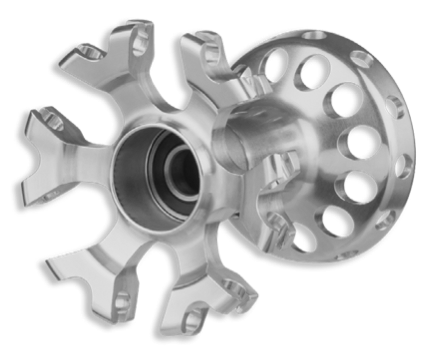 Spinergy "SLX" X-Laced Hub - Silver