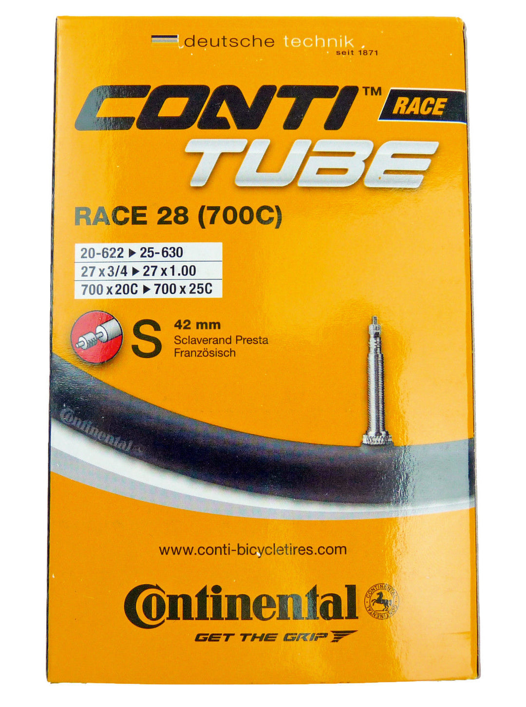 Continental® 700c Presta Tube - Racing Wheelchairs & Hand-cycles