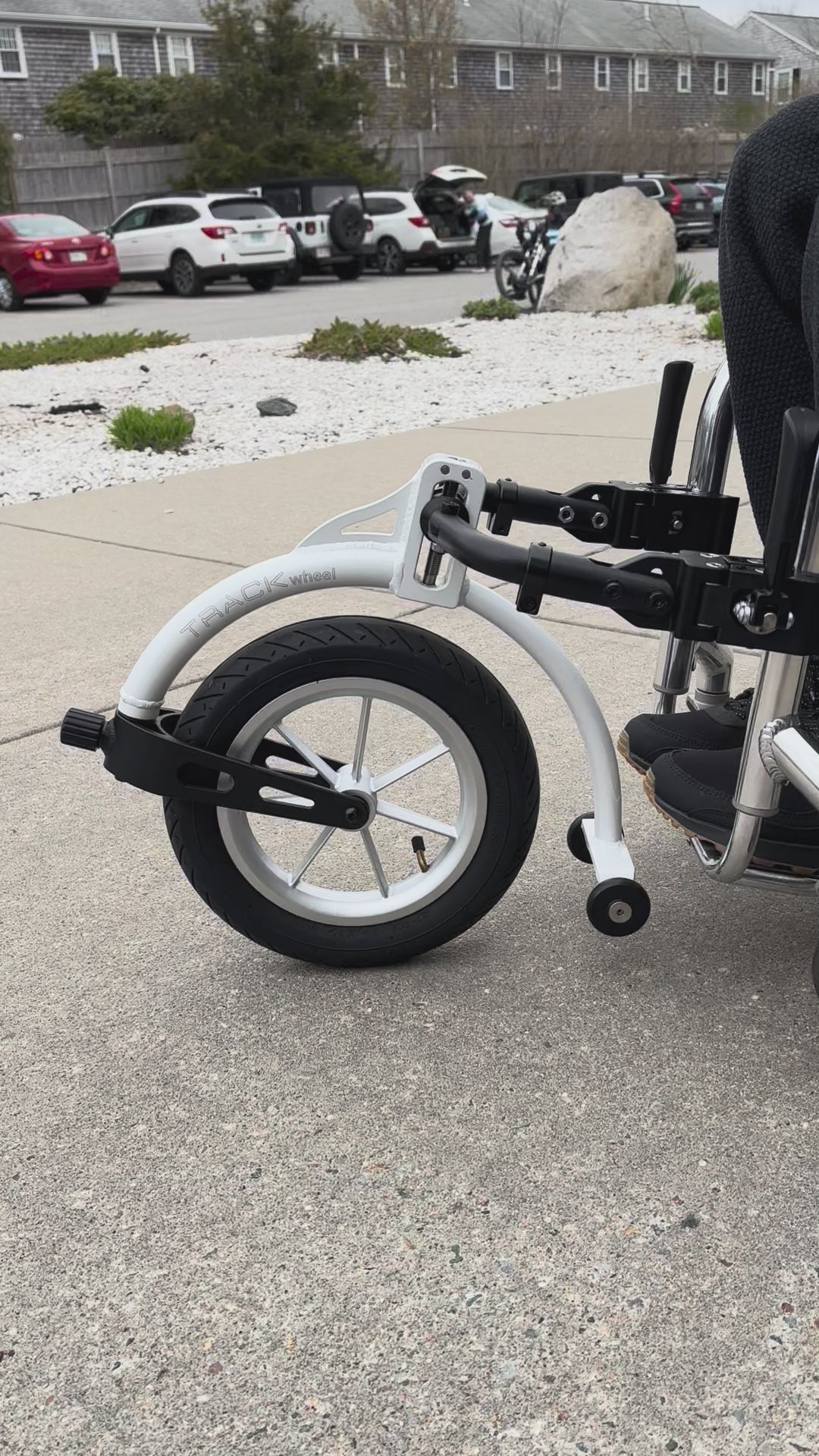 How to attach Rehasense Track Wheel to your wheelchair